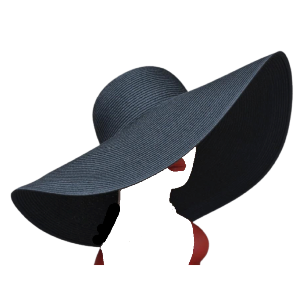 Cruella Black Sun Hat