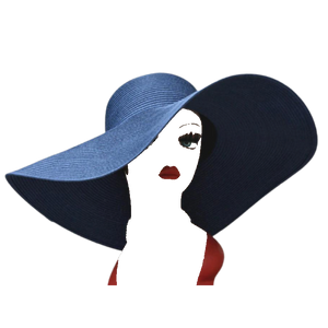 Cruella Blue Sun Hat