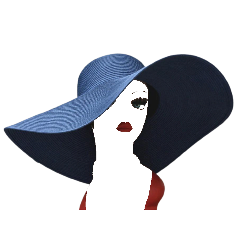 Cruella Blue Sun Hat