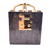 Load image into Gallery viewer, Cuby Black Evening Bag
