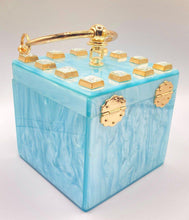 Load image into Gallery viewer, Cuby Blue Evening Bag
