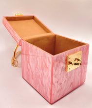 Load image into Gallery viewer, Cuby Pink Evening Bag
