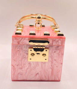 Cuby Pink Evening Bag