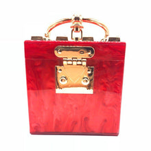 Load image into Gallery viewer, Cuby Red Evening Bag
