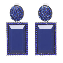 Load image into Gallery viewer, Diva Blue Drop Earrings
