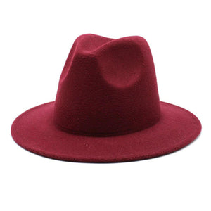 Fedy Burgundy Fedora Hat