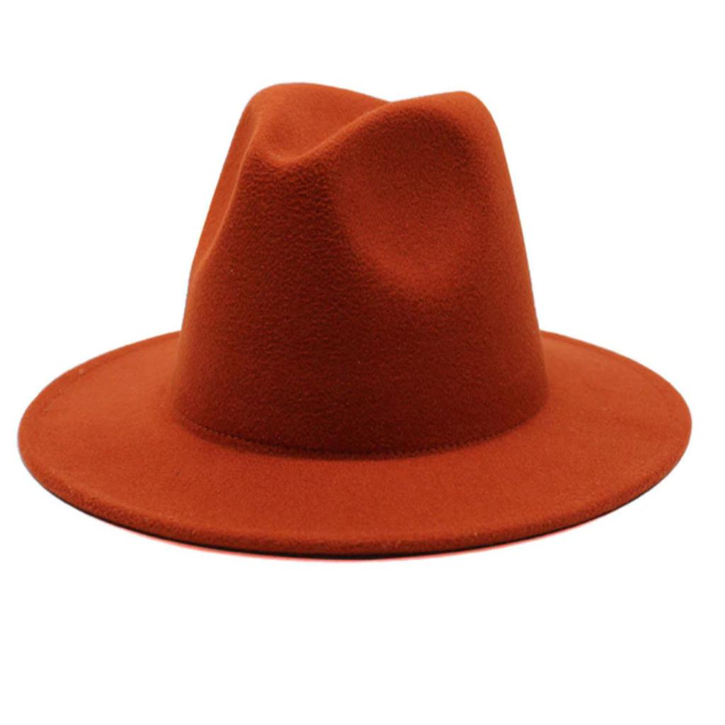 Fedy Orange Fedora Hat