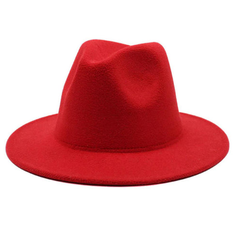 Fedy Red Fedora Hat