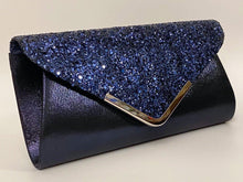 Load image into Gallery viewer, Pieta Midnight Blue Classic Clutch
