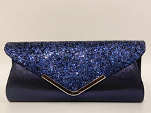 Load image into Gallery viewer, Pieta Midnight Blue Classic Clutch
