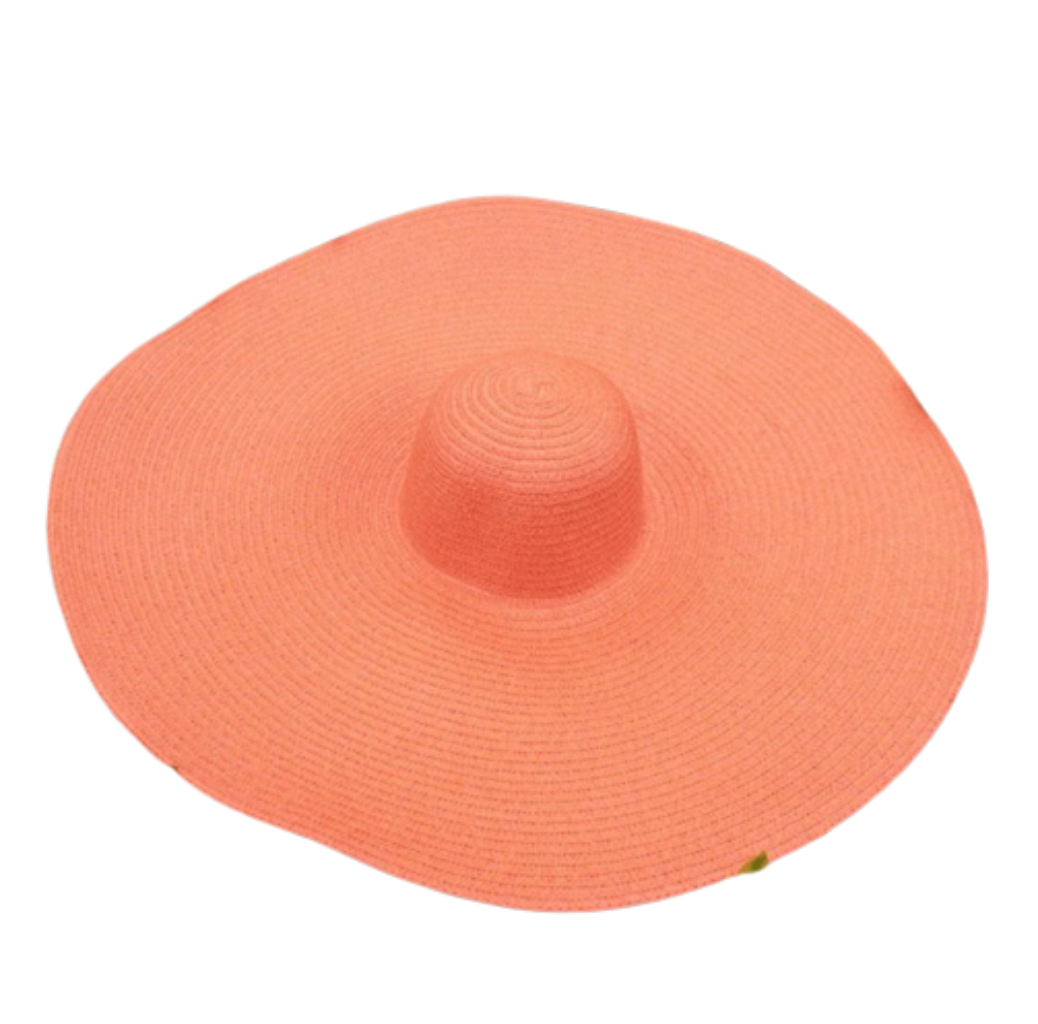Raie Peach Sun Hat