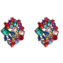 Load image into Gallery viewer, Renaissance Coloured Stud Earrings
