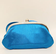 Load image into Gallery viewer, Rose Blue Clutch
