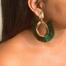 Load image into Gallery viewer, Salsa Flair Green Earrings
